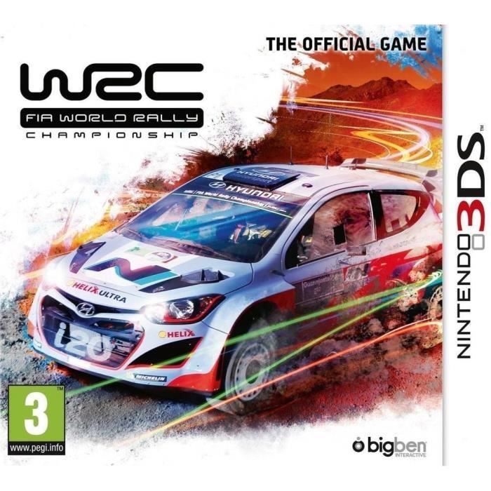 Just For Games Wrc - Fia World Rally Championship Jeu 3DS
