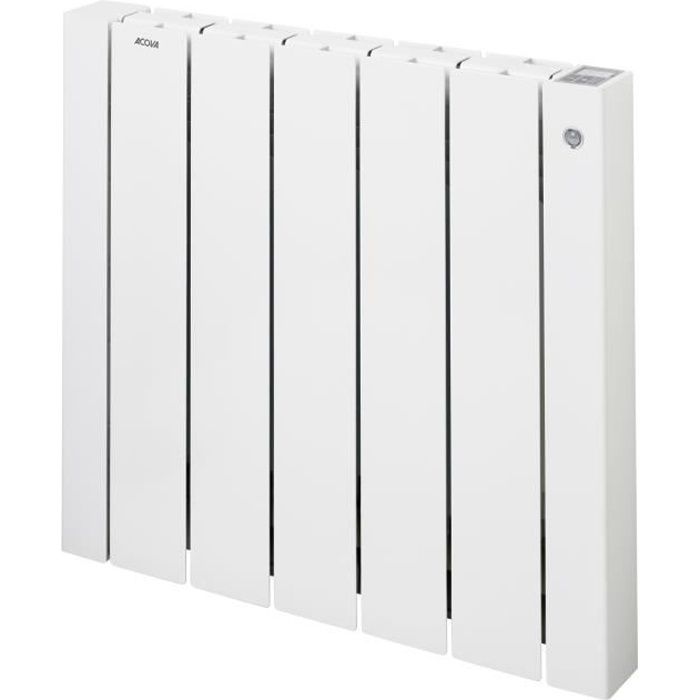 DENIM Radiateur électrique 1000W blanc