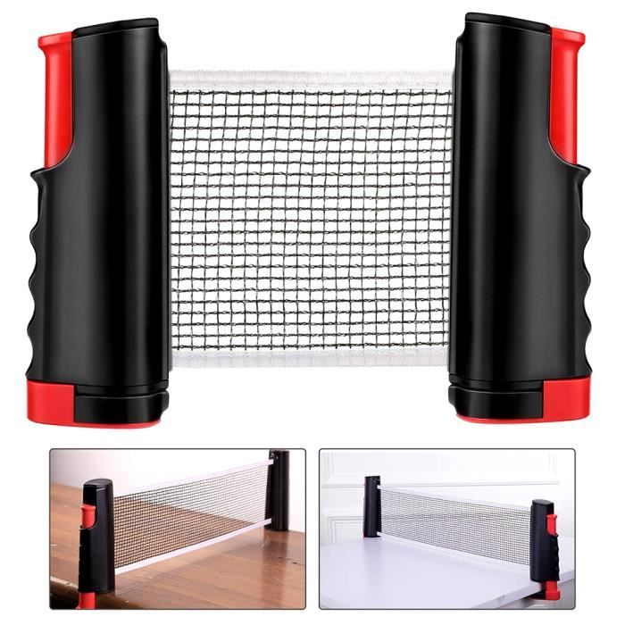 Accessoires portatifs de support de filet de Table de Ping-Pong rétractable et réglable de filet de Ping-Pong de filet de Ping-Pong