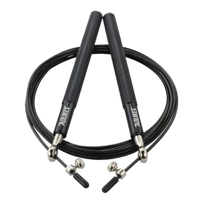 3m Vitesse Corde à sauter en acier réglable par câble Fitness exercice Crossfit boxe WR2629