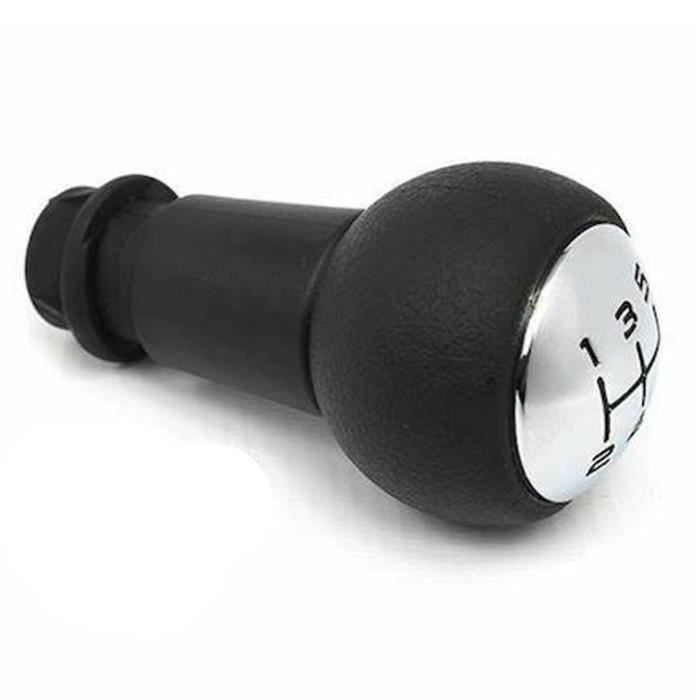 POMMEAU DE VITESSE CHROME 5 VITESSES CITROËN BERLINGO C2 C3 C4 C8 SAXO PEUGEOT 207 1007 3008 301 307 308 407 5008 807 PARTNER