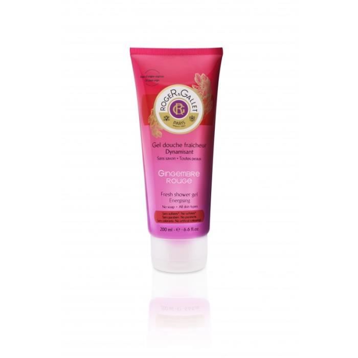 ROGER GALLET GINGEMBRE ROUGE Gel Douche Fraîcheur Dynamisant (200 ml)