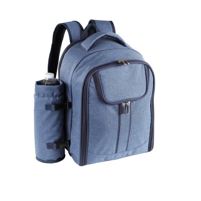 SAC À DOS PICNIC ISOTHERME 4 PERSONNES BLEU SEP114B