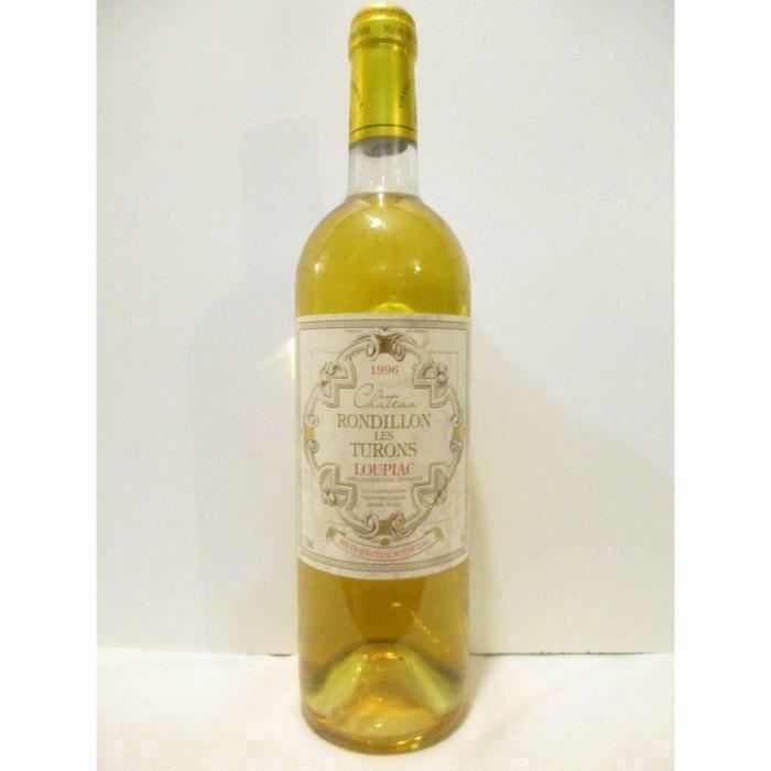 loupiac château rondillon les turons liquoreux 1996 - bordeaux