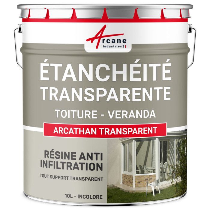 Résine Étanche Transparente Toiture - Transparent - 10 L