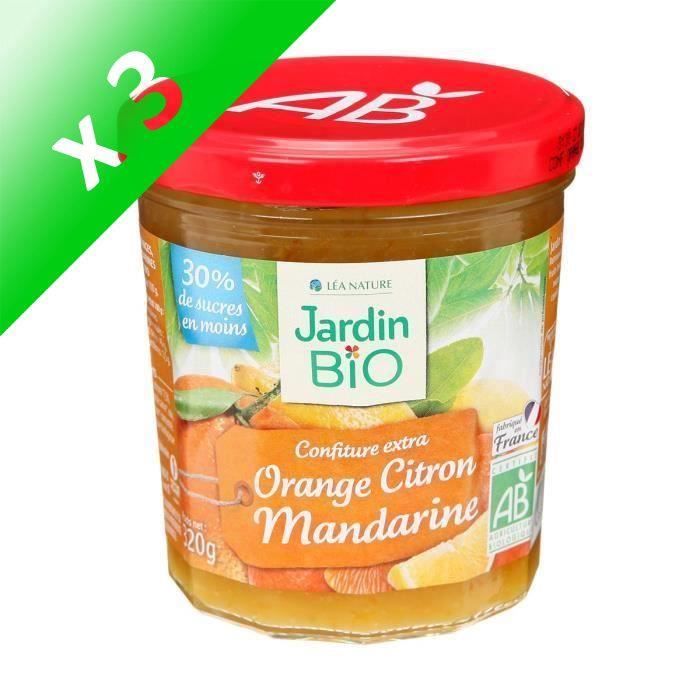 [LOT DE 3] JARDIN BIO Confiture orange bio - 320 g