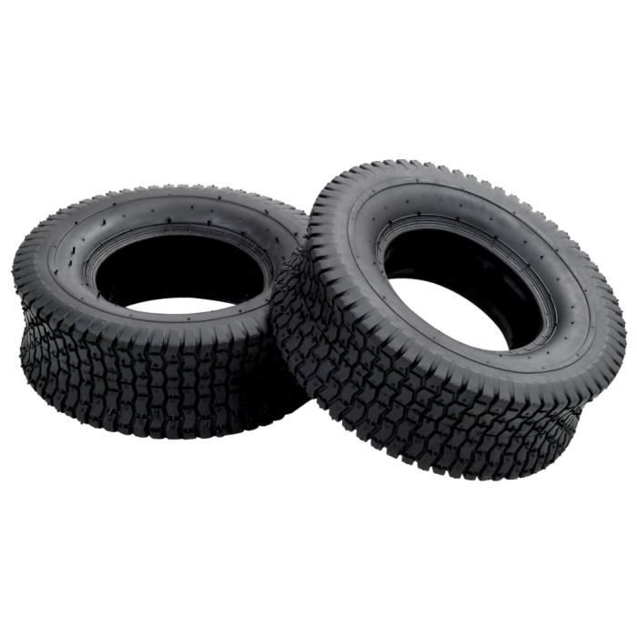 PAI® Pneus de brouette 2 pcs 13x5.00-6 4PR Caoutchouc 110054