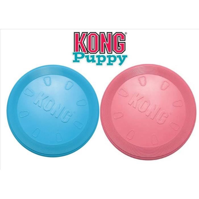 KONG Jouet en caoutchouc souple Puppy Flyer Small - Pour chiot