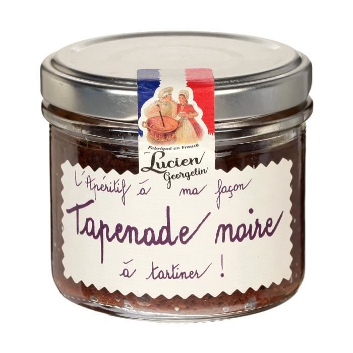 LUCIEN GEORGELIN Tapenade Noire à Tartiner - 100 g