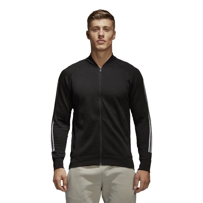 ADIDAS Sweatshirt Id Kn Bomber - Homme - Noir
