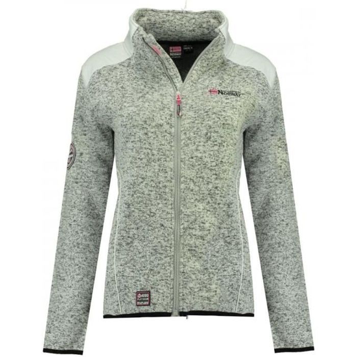 Veste softshell Blanc cassé Femme Geographical Norway Tourbillone