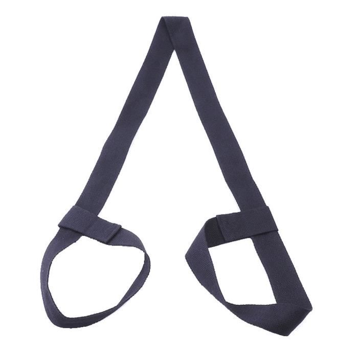 Sangle de transport pour tapis de yoga, courroie en poly coton, ceinture de yoga durable et épaisse