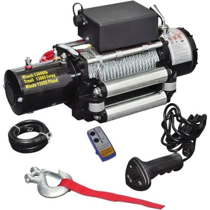 Treuil électrique 12 V 5909 kg