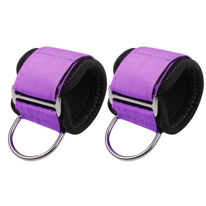 2 pièces sangle de cheville musculation attachement de Protection ceinture poignets jambes outil de protection pour