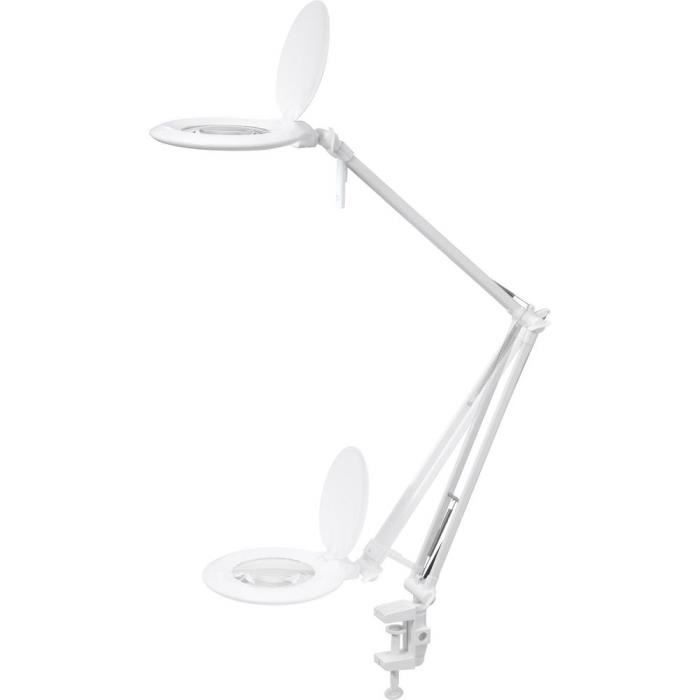 Lampe loupe TOOLCRAFT TO-5901612 Grossissement: 2.25 x Lentille: (Ø) 110 mm