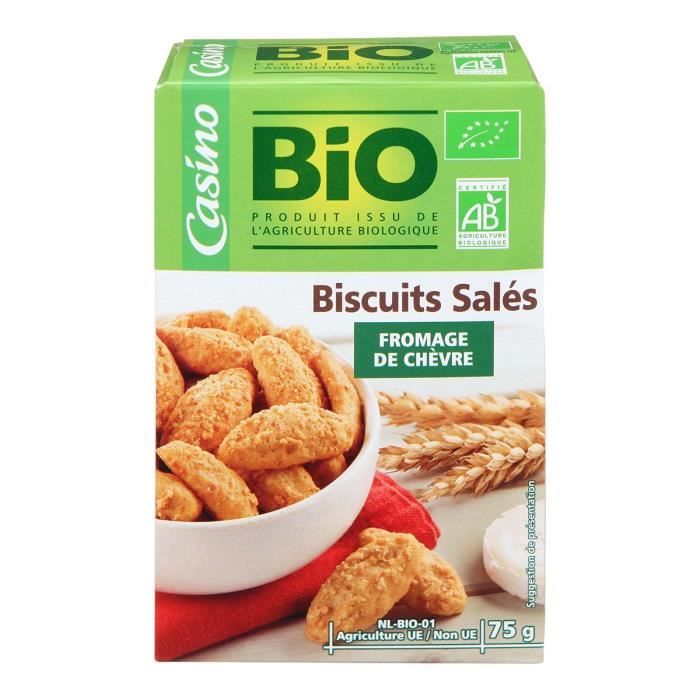 Biscuits chèvre - Biologique - 75 g