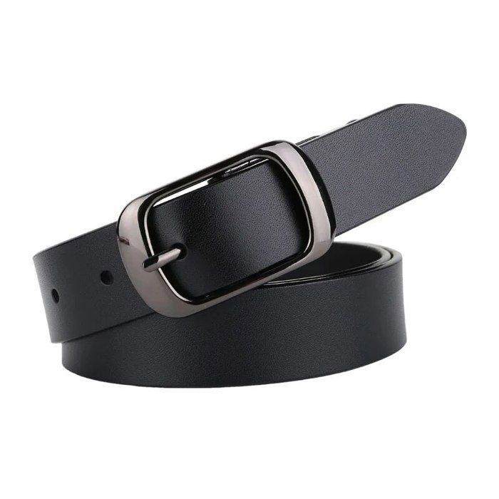 ceinture cuir vachette    C             BLANCHE