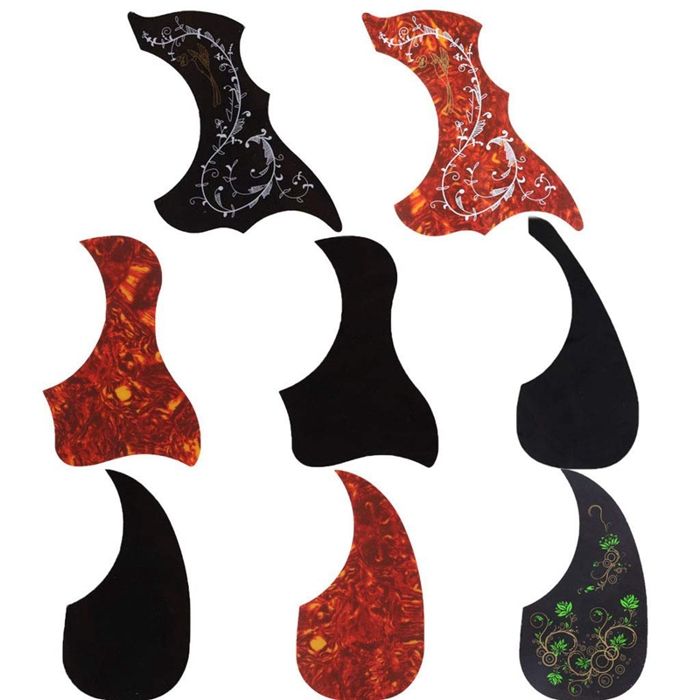 🎸 8 Pickguards Auto-Adhésifs pour Guitare Acoustique 40 Pouces – Protégez Votre Instrument avec Style et Élégance