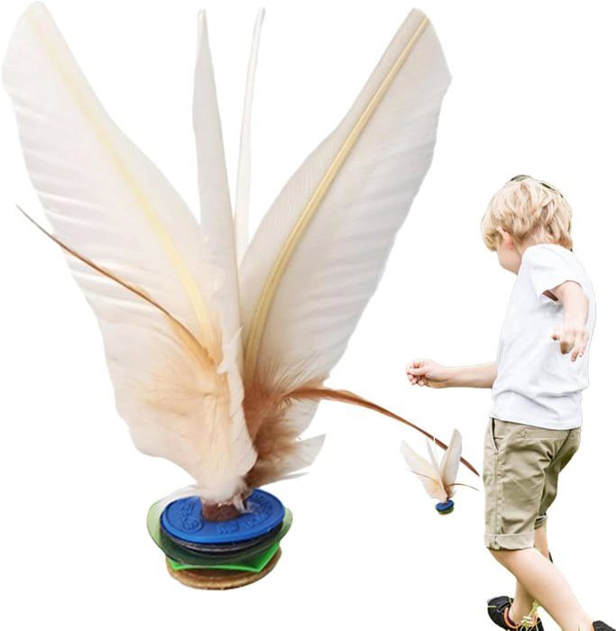 Jianzi Chinois à Plumes – Kick Shuttlecock Pour Le Sport, La Coordination Et Le Fun En Intérieur/extérieur