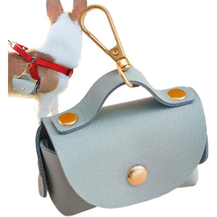Distributeur de sacs à crottes - Cuir PU - Noir - Résistant aux rayures - Pratique Distributeur de sacs à crottes - Cuir PU - Noir - Résistant aux rayures - Pratique