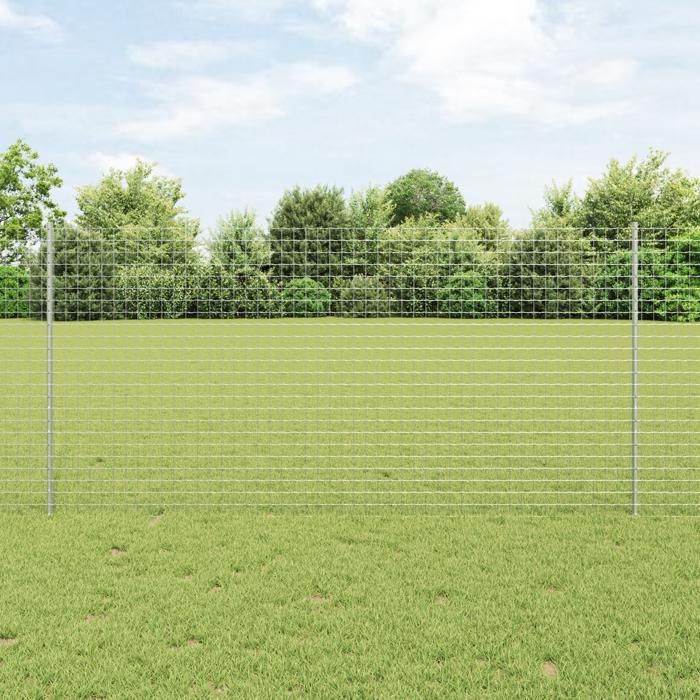 vidaXL Poteau de clôture. 11 pcs 120 cm Acier - vue 6