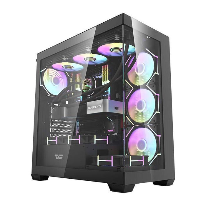 Darkflash Ds900 Computer Case 7 Argb Fans - vue 2