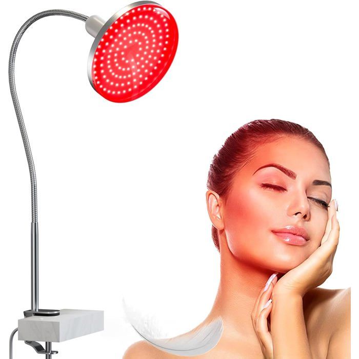 Lampe Infrarouge 150W Avec Trépied Réglable - Thérapie Par La Chaleur - Ampoule E27 Incluse - 220V