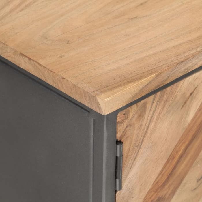 Joli & Fonctionnel -(Brun)Support média - Meuble TV - Table TV - 120x30x40cm - Bois dacacia massif - MEUBLE HIFI jgk642988