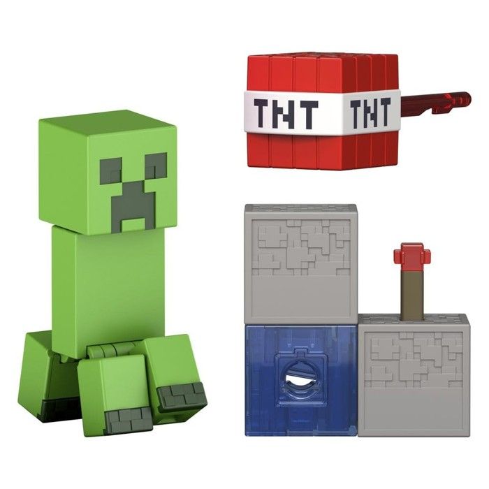 Minecraft Figurine Creeper Redstone