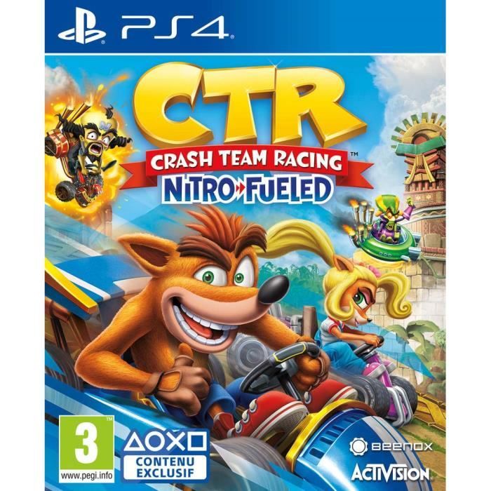 Jeu PS4 - Activision - Crash Team Racing Nitro-Fueled - 1 Sticker Offert - 1 à 4 joueurs - Course Reconditionné - Activision reconditionné disponible sur Cdiscount Seconde Vie