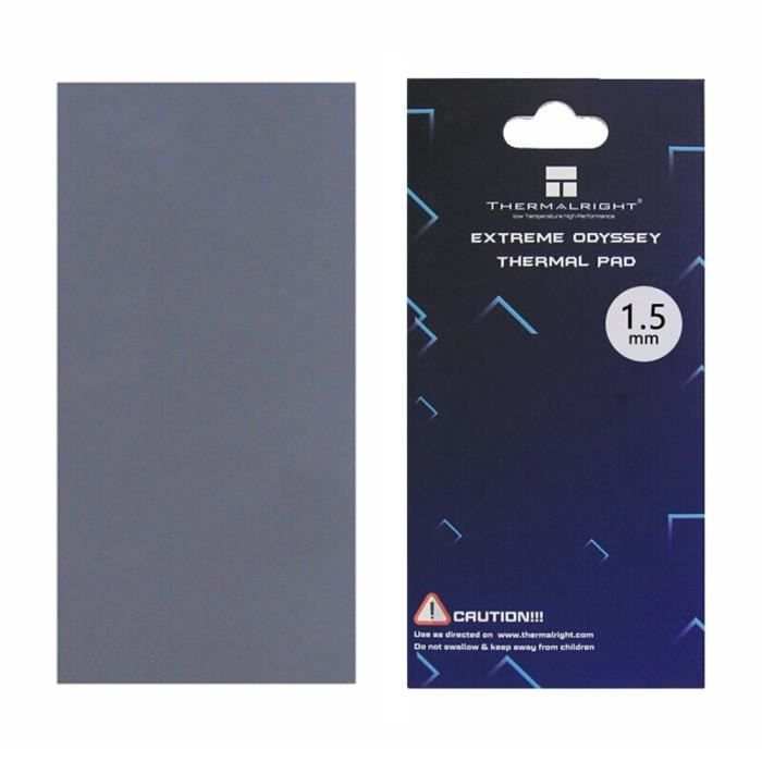 Coussinets Thermiques 12,8 W/mK - Silicone Non Conducteur Pour Refroidissement PC, GPU, SSD, 120x120x2,5 Mm - 11