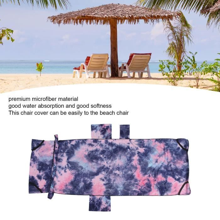 Ensemble D'accessoires De Plage De Chaises Longues Parapluie Sac De