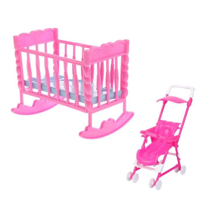 barbie poussette bébé