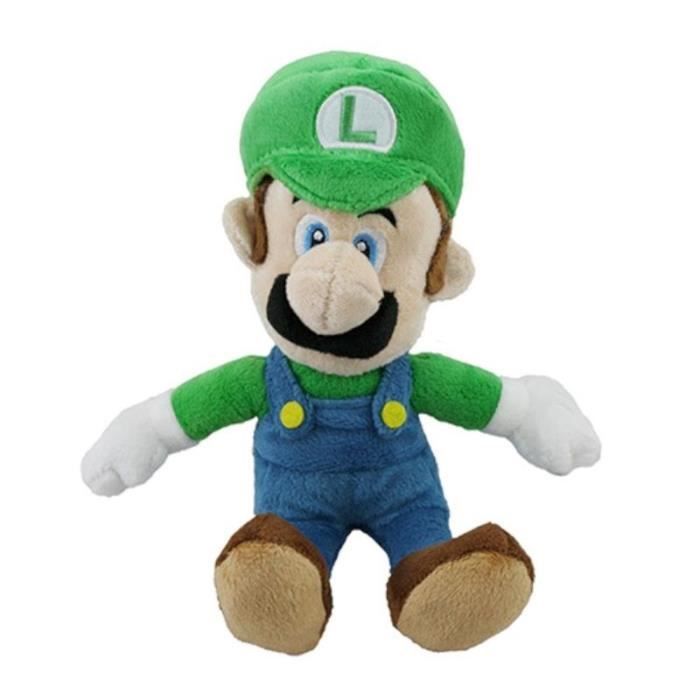 Peluche Luigi - Nintendo Super Mario, 22,8 cm - Cdiscount Jeux - Jouets