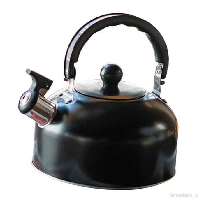 Bouilloire Sifflette Sharplace 5L Acier Inoxydable - Gaz, Induction - Poignée Anti-Chaud