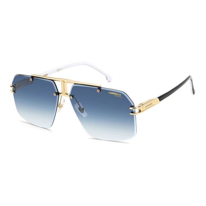 Lunettes de soleil - Carrera - 1054/S GOLD (J5G 08) - Métal - Carré - Tendance