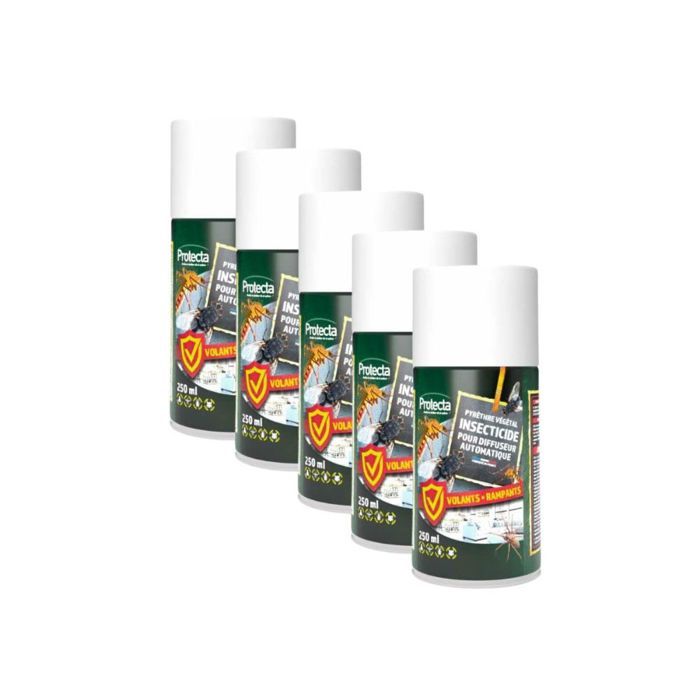 Lot de 5 recharges pour diffuseur dinsecticides