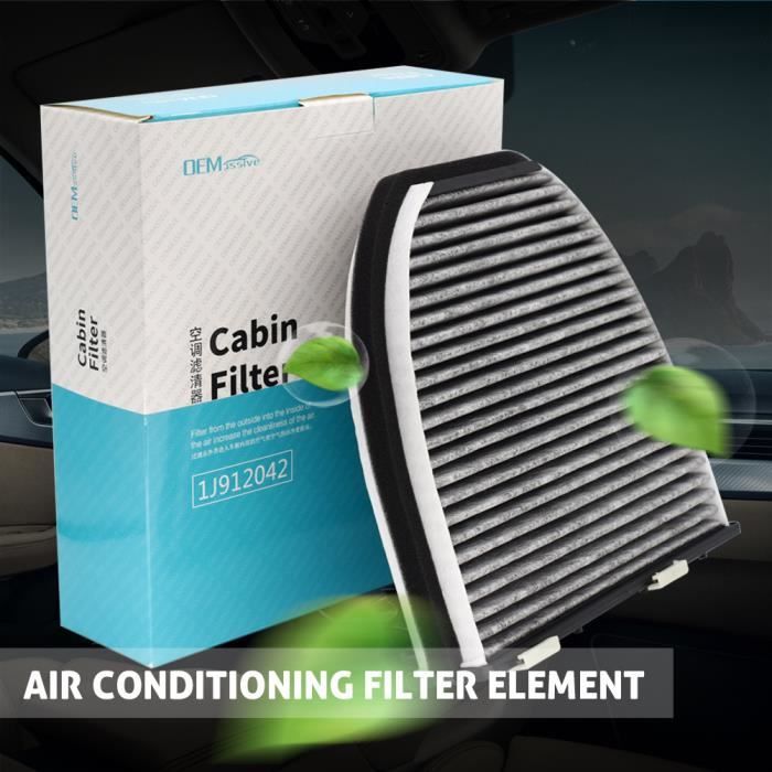 Cache Filtre à Air En Fibre De Carbone 3x3 Pour Mercedes C63 AMG W204 (2012-2014) - Noir Brillant