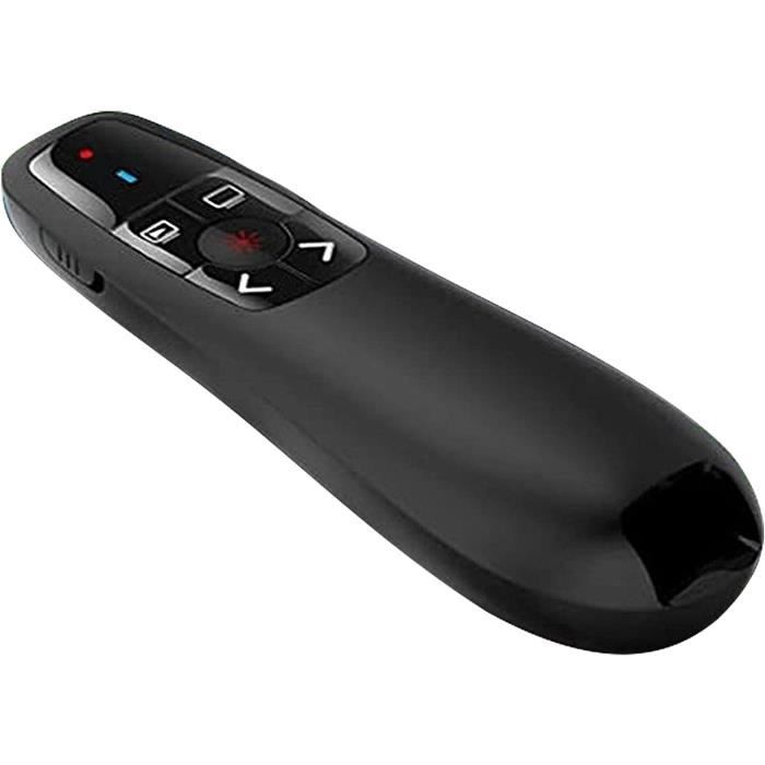 Télécommande Présentation Sans Fil USB 2,4 GHz - Compatible PowerPoint, Keynote - Pour PC, Mac, Projecteur