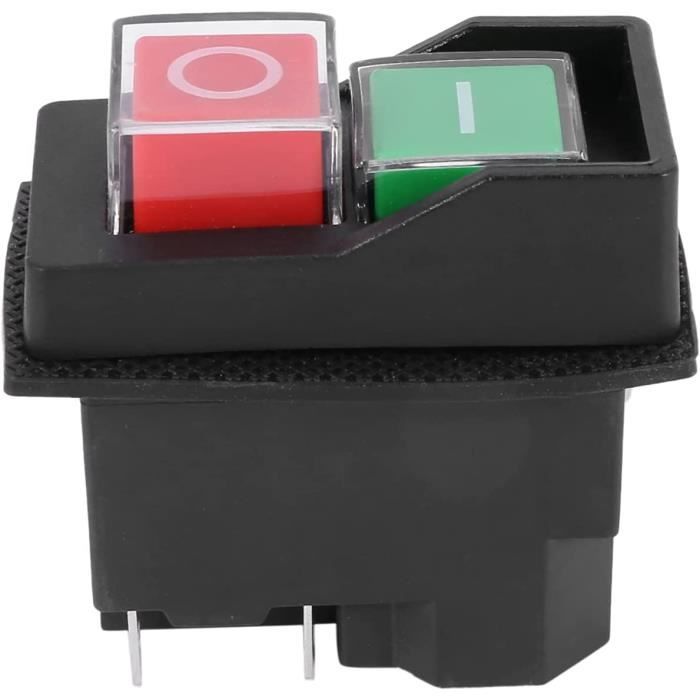 Interrupteur Bouton-poussoir électromagnétique 6 Broches KJD17 SODIAL - Neuf