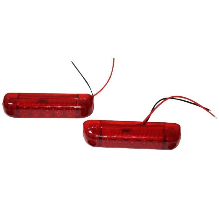 Sécurité Routière Feux Gabarit 24/7Auto - Lot De 10 LED Ambre 24V - Pour Camion, Remorque, Caravane - Sécurité Renforcée LED étanches IP67 - Foto 8