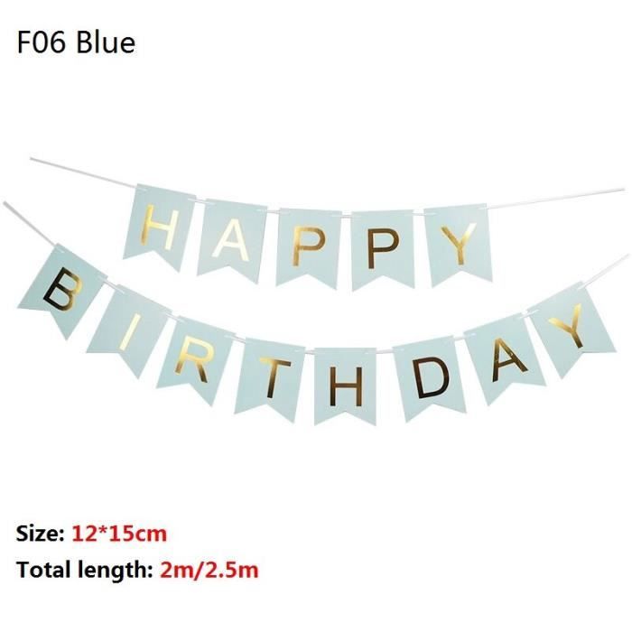 Banderole A Paillettes Pour Joyeux Anniversaire Banderole A Banderole Drapeau De Dessin Anime Lettre Pour Fille Et 3e708e7 Cdiscount