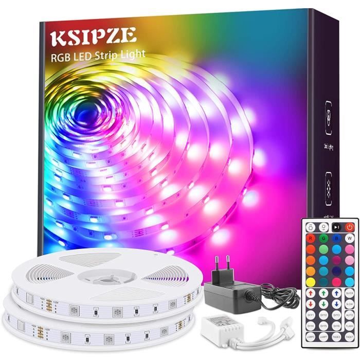1-10M SMD 5050 RVB Bande flexible à avec bande LED avec Télécommande infrarouge 
