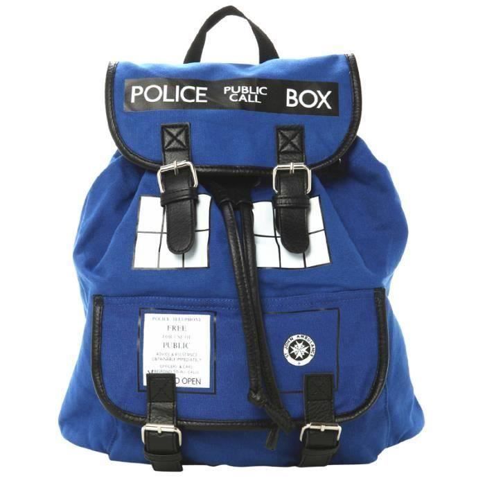 Sac � dos Doctor Who Tardis Bleu Dessin Anim� le Cosplay Sac ...