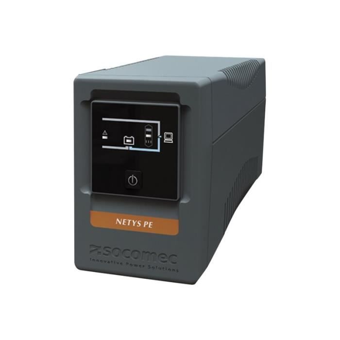 Onduleur Socomec Netys PE 850 - 230 V - 480 Watt - 850 VA - USB - 4 connecteurs de sortie