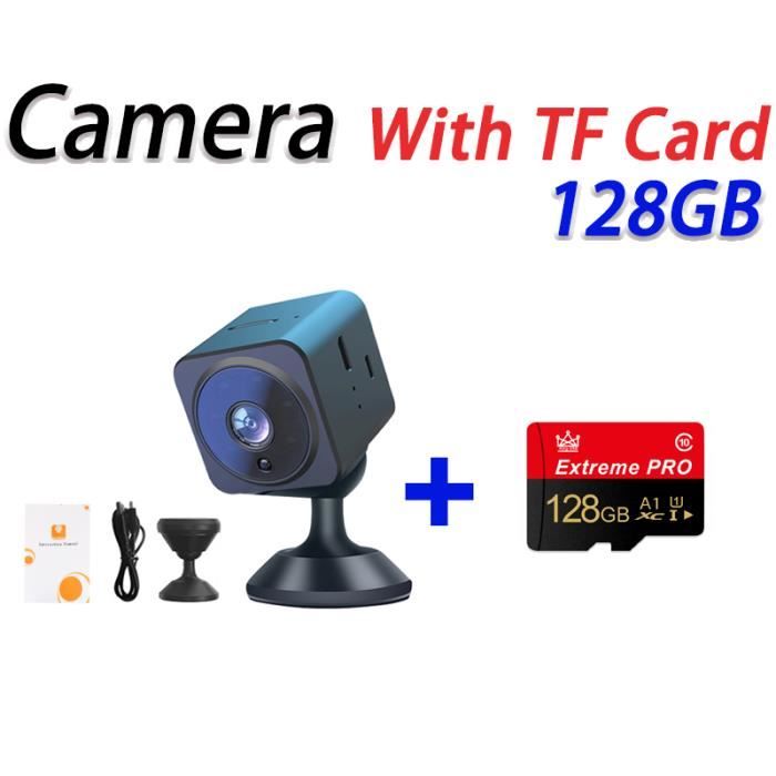 Caméra miniature,Mini caméra sans fil WiFi Cams Micro Webcam Portable Hiden  Action Caméscope de nuit Invisible Smart - Option 6[F9]