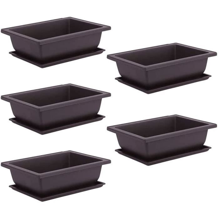 Formation Pots Place Plastique Bonsai Formation Pot Carré Plateaux