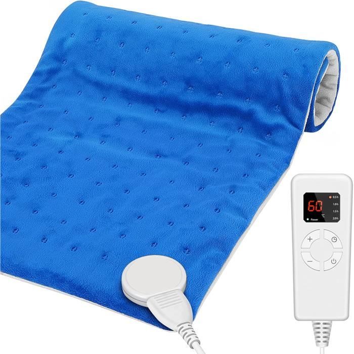 Coussin Siège Chauffant 9 Niveaux - Chauffage Séparé Lavable Pour Fauteuil Roulant Et Stade