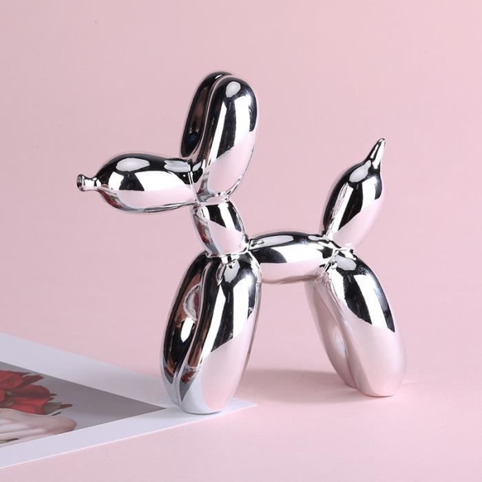 Ballon chien Statue résine Sculpture décor à la maison moderne bureau
