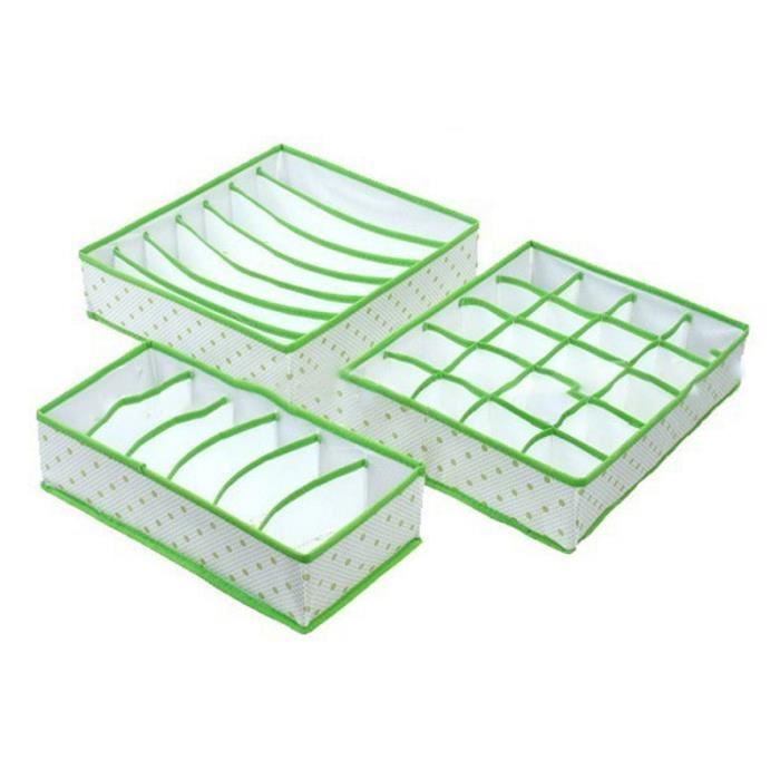 4 Pièces/ensemble De Tiroirs De Rangement Pour Lingerie, Soutien-gorge Et Sous-vêtements - Gris | Leroy Merlin